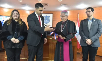 El acto se realizó en una Sesión de Honor, en la Junta, este miércoles. Foto: Gentileza