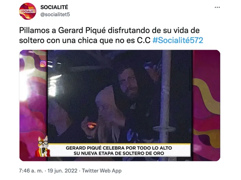 Piqué fue visto con otra mujer tras su separación de Shakira. Foto: Infobae