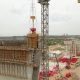 Los trabajos de de la superestructura laminar del futuro Puente Héroes del Chaco, lado Asunción, culminaron en las últimas horas. Foto: MOPC