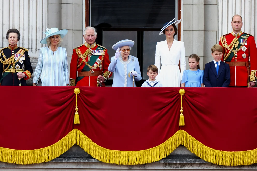 La familia real británica. Foto: Reuters.