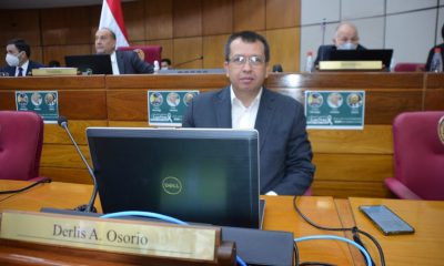 Senador Derlis Osorio. Foto: Senado.