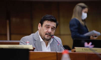 Senador Enrique Salyn Buzarquis. Foto: Senado.