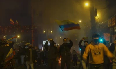 Varios miles de indígenas de Ecuador llegaron el lunes a Quito en el octavo día de protestas contra el precio de los combustibles. Foto: Infobae