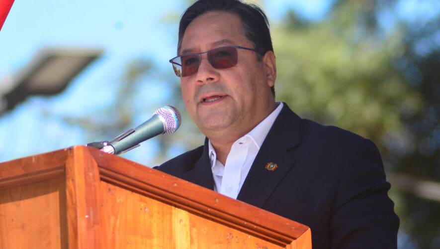 Luis Arce, presidente boliviano. Foto: Agencia