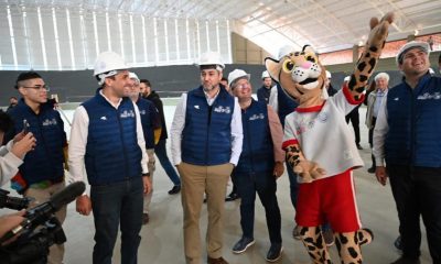 Mario Abdo Benítez visitó escenarios de ASU2022. Foto: Gentileza.