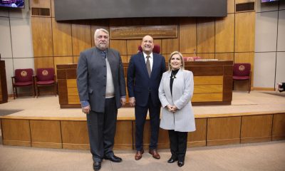 Óscar Salomón fue reelecto presidente de la Cámara de Senadores. Foto: Gentileza