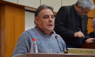 Senador del Frente Guasu, Hugo Richer. Foto: Gentileza