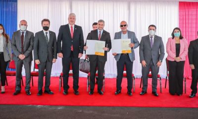 La firma de la licencia se realizó en Palacio de Gobierno. Foto: Presidencia