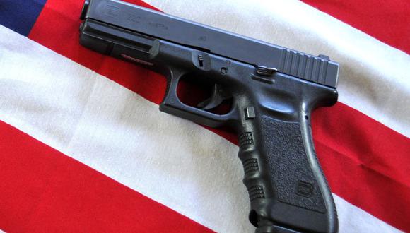 Pistola Glock calibre 40. Foto: El Comercio