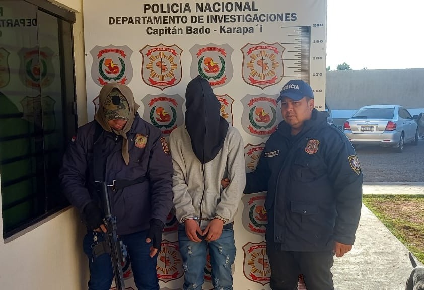 El hombre quedó detenido. Foto: Gentileza.