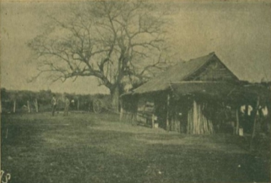Yvyrapytá de Artigas y rancho, ca. 1911. Cortesía