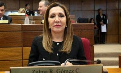 Senadora Zulma Gómez. Foto: Twitter