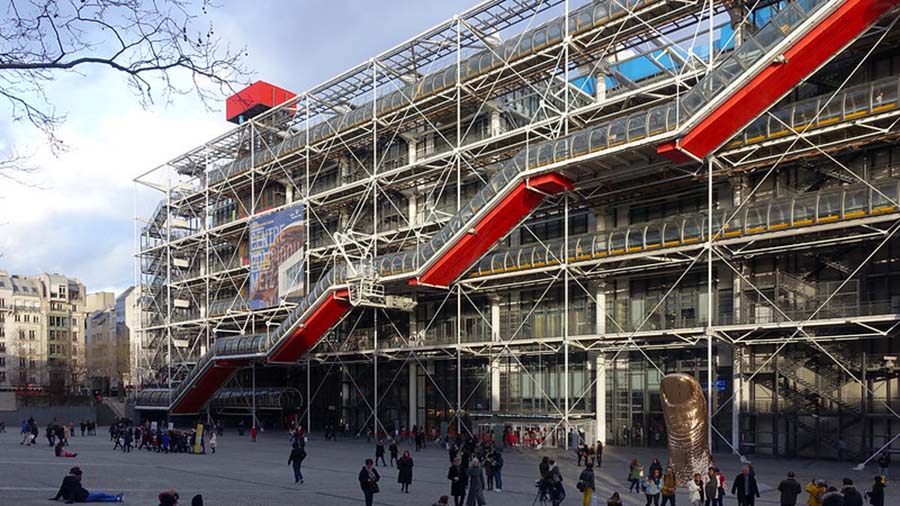 Centro Georges Pompidou. Fuente: Steven Zucker/Creative Commons