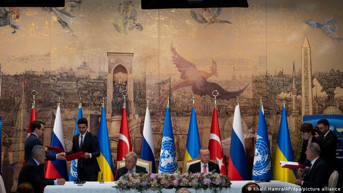 António Guterres, junto a Erdogan en Turquía. Foto: DW