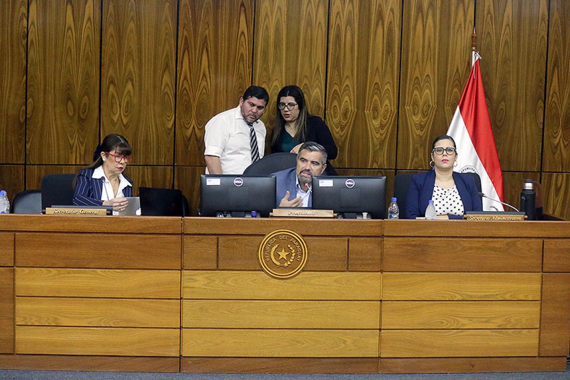 Comisión de Cuentas y Control de la Ejecución Presupuestaria. Foto: @Diputadospy