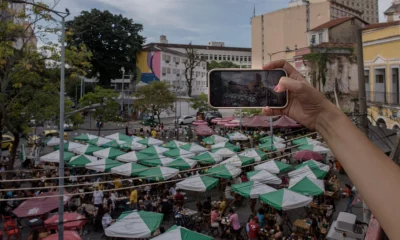 El centro de la ciudad de Río de Janeiro está reanudando gradualmente las actividades comerciales y de negocios. Foto: El País