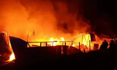 Foto de archivo de un ataque incendiario en el sur de Chile. Foto: Infobae