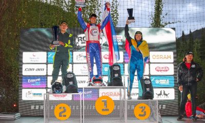 Samaniego logró nuevamente un histórico triunfo en el Sudamericano de Karting dentro de la categoría Rotax Sénior Max. Foto: Gentileza