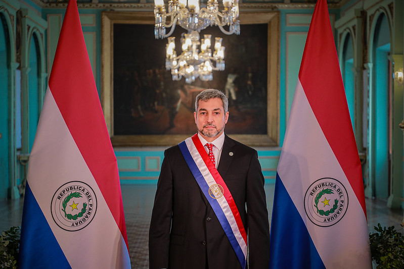 Mario Abdo Benítez. Foto Presidencia).