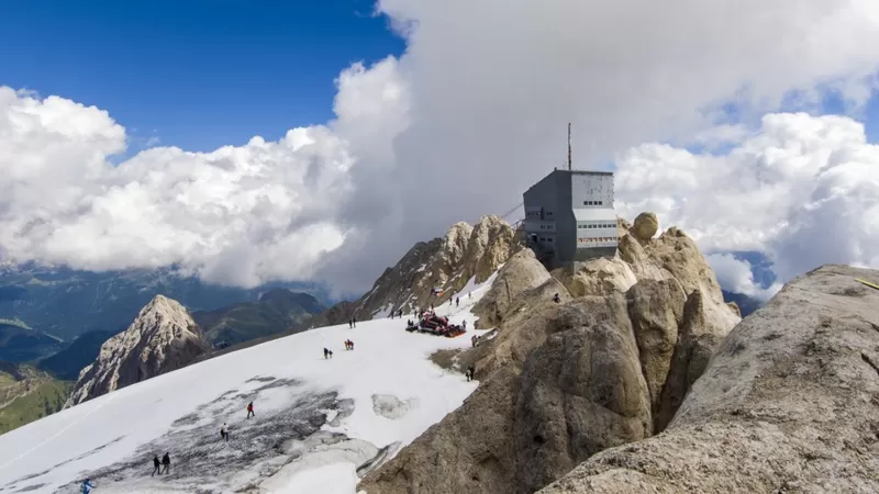 Marmolada en Italia. Foto: BBC Mundo.