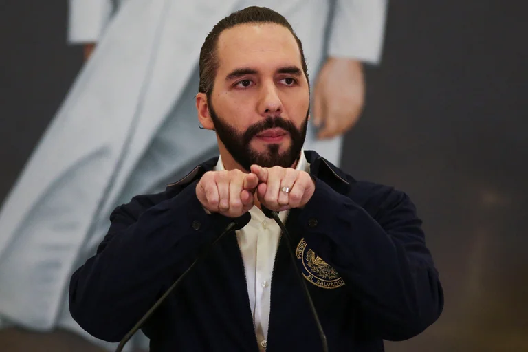 Nayib Bukele, presidente de El Salvador. Foto: Infobae.