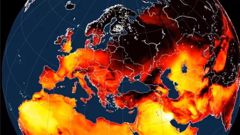 Ola de calor sin precedente en Europa. Foto: BBC Mundo