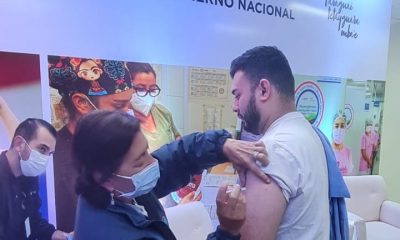 En la Expo de Mariano Roque Alonso lanzaron campaña de actualización de esquema de vacunación. Foto: Ministerio de Salud