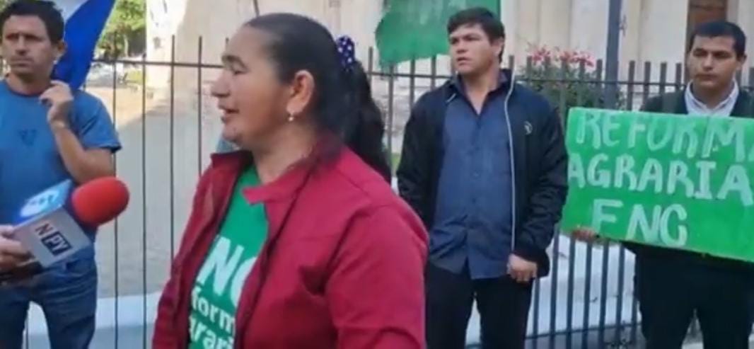 Teodolina Villalba, de la Federación Nacional Campesina. Foto: 1020 AM.