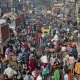 Un concurrido mercado de Kolkata, en la India, el país que está por convertirse en el más poblado del mundo. Foto: Infobae