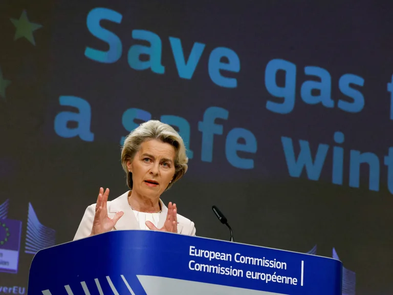 Ursula von der Leyen, presidenta de la Comisión Europea. Foto: Infobae