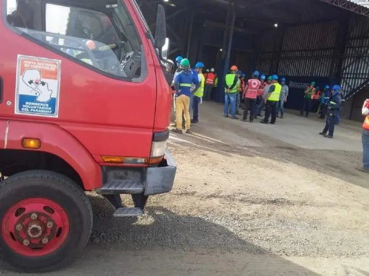 El accidente laboral ocurrió en Guayaibí. Foto: Gentileza.