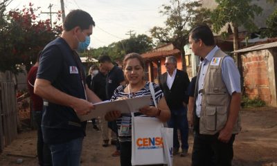 El INE presentó los datos del alcance del censo a nivel nacional. Foto: Gentileza