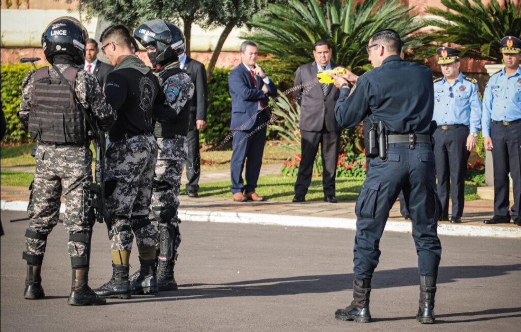 La Policía Nacional presentó nueva herramienta de seguridad. Foto: Gentileza.