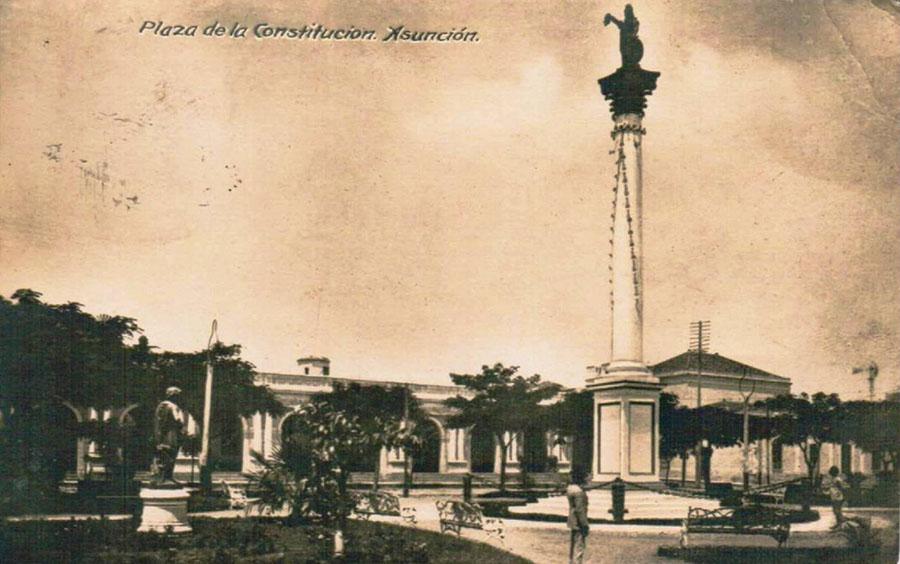 Postal Plaza Constitución. Centro Histórico de Asunción. Cortesía