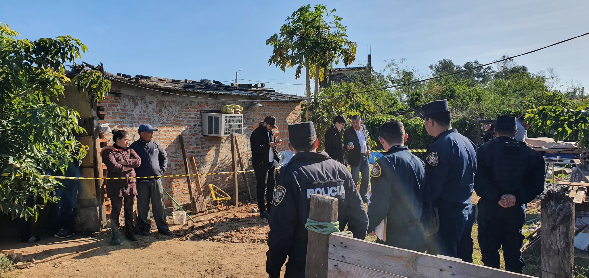 El hecho ocurrió en una zona del Bañado Tacumbú. Foto: @Raulbogarin