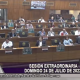 Sesión del Congreso Nacional. Captura de Cámara TV