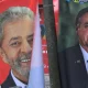 A la izquierda, una toalla estampada con la efigie del ex mandatario Luiz Inácio Lula da Silva sobre un fondo rojo; a la derecha, otra con el retrato presidencial de Jair Bolsonaro escoltado por la bandera de Brasil. Foto: Infobae