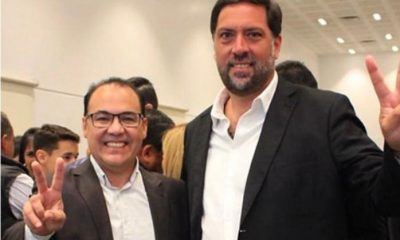 Los médicos Hugo Fleitas y Bruno Balmelli. Gentileza