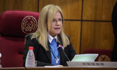 Beatriz Denis, hija de Óscar Denis. Foto: Senado