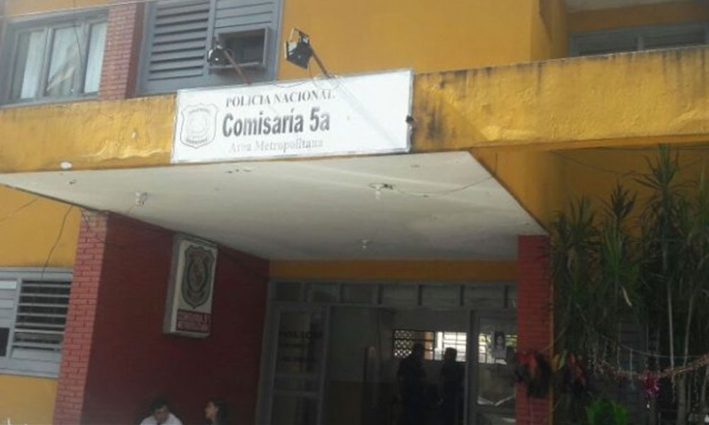 Intervinieron agentes de la comisaría 5ta, de Asunción. Foto: Gentileza.