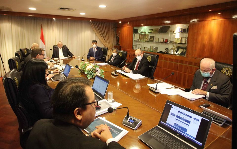 Pleno de la Corte Suprema de Justicia. Foto: CSJ