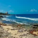 Costa Este de Isla Mujeres, donde es común el rescate de balsas provenientes de Cuba. Foto: Infobae