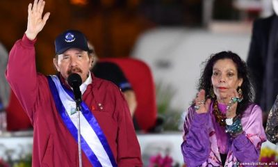 Daniel Ortega y su esposa, Rosario Murillo, vicepresidenta de Nicaragua. Foto: DW