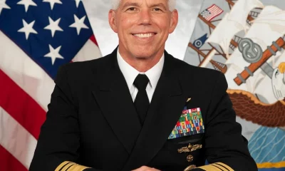 El vicealmirante de la Séptima Flota de Estados Unidos, Karl Thomas. Foto: Infobae