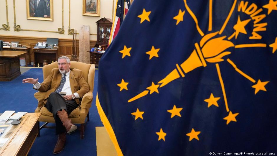 Eric Holcomb, gobernador republicano del estado de Indiana. Foto: DW