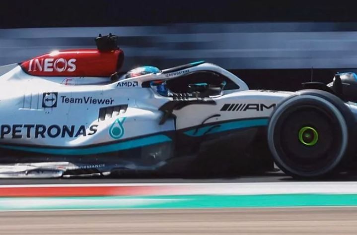 La unidad de potencia del Mercedes en 2022. Foto: Mercedes F1