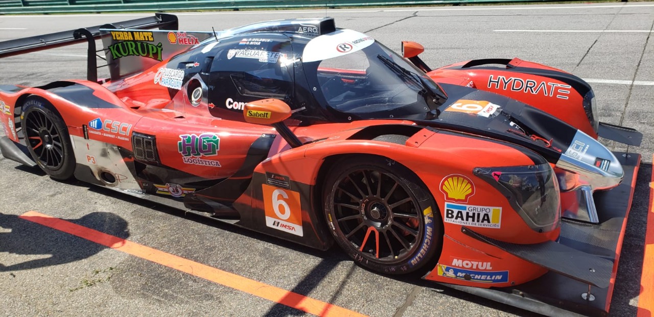 Imponente se ve el auto en el cual Bittar estará compitiendo haciendo equipo junto al piloto norteamericano Dan Goldburg. Foto: Gentileza