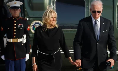 Joe Biden y Jill Biden en Texas. Foto: Infobae