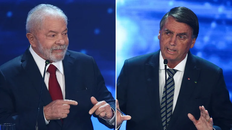 Lula da Silva y Jair Bolsonaro. Foto: Infobae.