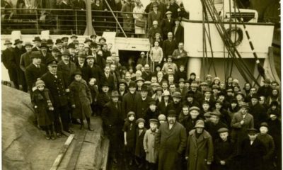 Inmigrantes germano-rusos con destino a Paraguay. Archivo